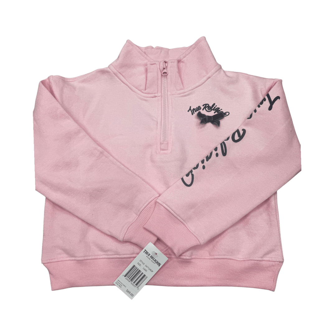 True Religion 2 Piece Set Pink Crewneck