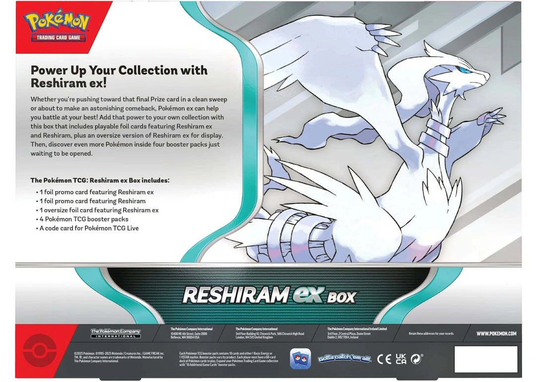 Pokémon Reshiram ex Special Collection Box