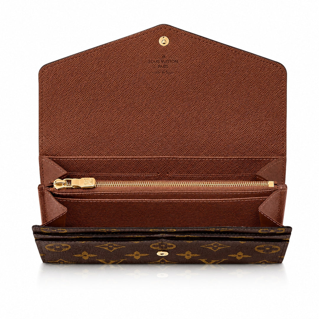 Louis Vuitton Sarah Wallet Monogram Brown