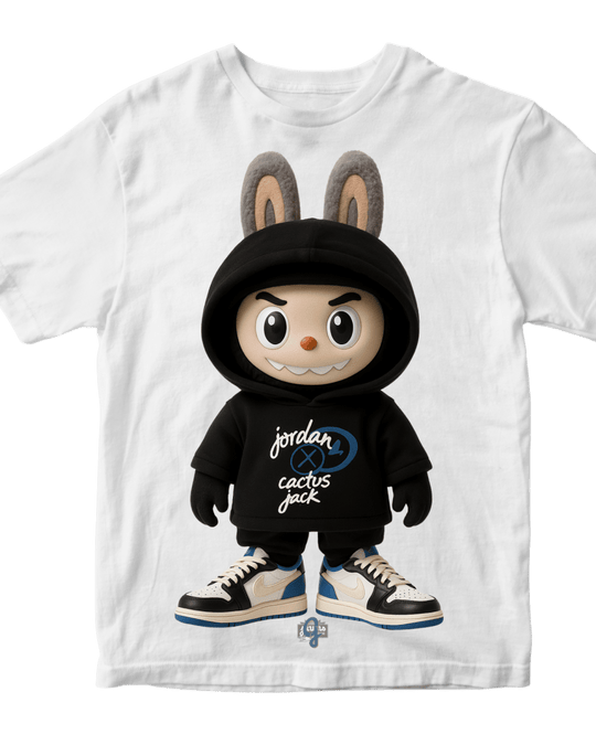 La Bu Bu Cactus Jack Fragment Black - Original Jawns - White T-Shirt - T-Shirt - Jawns on Fire Sneakers & Shoes