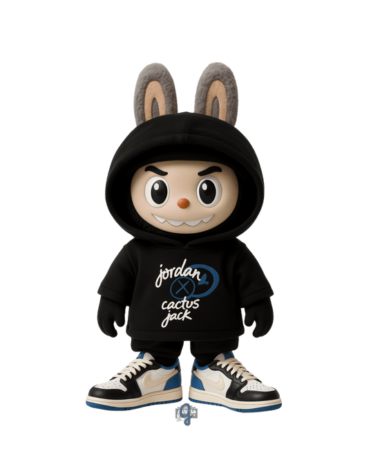 La Bu Bu Cactus Jack Fragment Black - Original Jawns - White T-Shirt - T-Shirt - Jawns on Fire Sneakers & Shoes