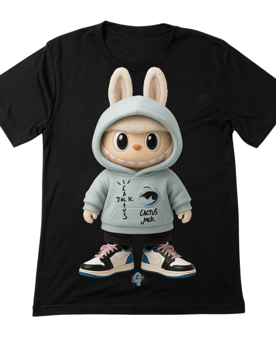 La Bu Bu Cactus Jack Fragment Light Blue - Original Jawns - Black T-Shirt - T-Shirt - Jawns on Fire Sneakers & Shoes