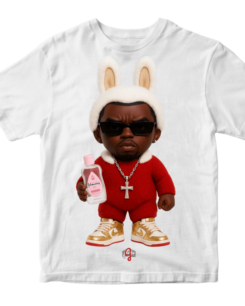 La Bu Bu Diddy Oil - Original Jawns - White T-Shirt - T-Shirt - Jawns on Fire Sneakers & Shoes
