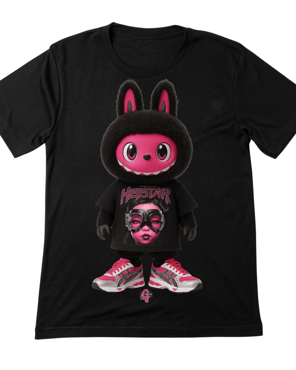 La Bu Bu Hellstar Pink Goggles - Original Jawns - Black T-Shirt - T-Shirt - Jawns on Fire Sneakers & Shoes