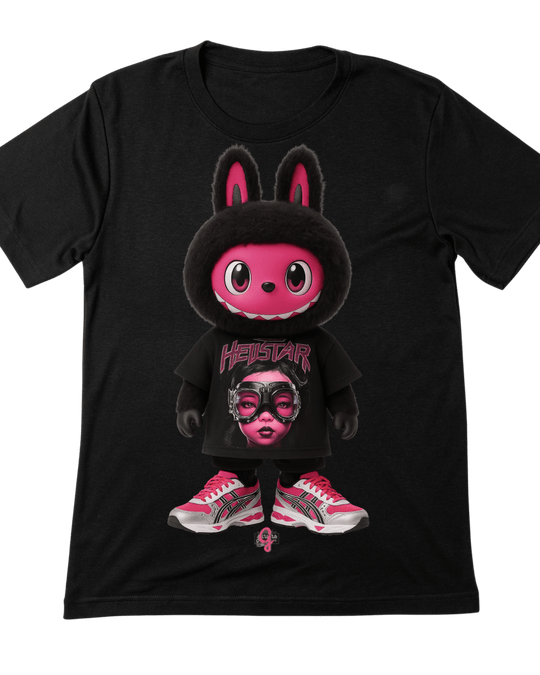 La Bu Bu Hellstar Pink Goggles - Original Jawns - Black T-Shirt - T-Shirt - Jawns on Fire Sneakers & Shoes