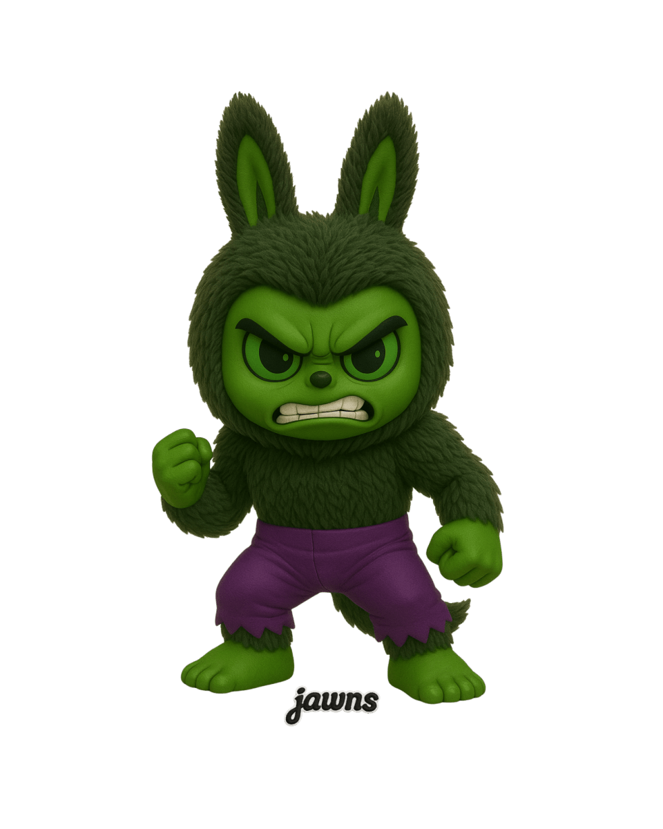 La Bu Bu Hulk - Original Jawns - White T-Shirt - T-Shirt - Jawns on Fire Sneakers & Shoes