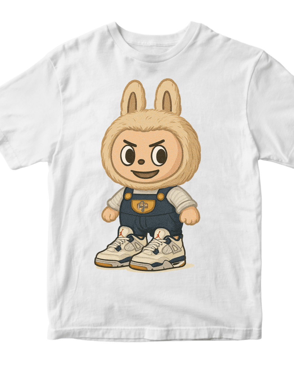 La Bu Bu Jordan 4 SB Navy - Original Jawns - White T-Shirt - T-Shirt - Jawns on Fire Sneakers & Shoes