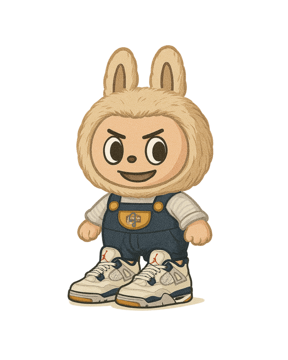 La Bu Bu Jordan 4 SB Navy - Original Jawns - White T-Shirt - T-Shirt - Jawns on Fire Sneakers & Shoes