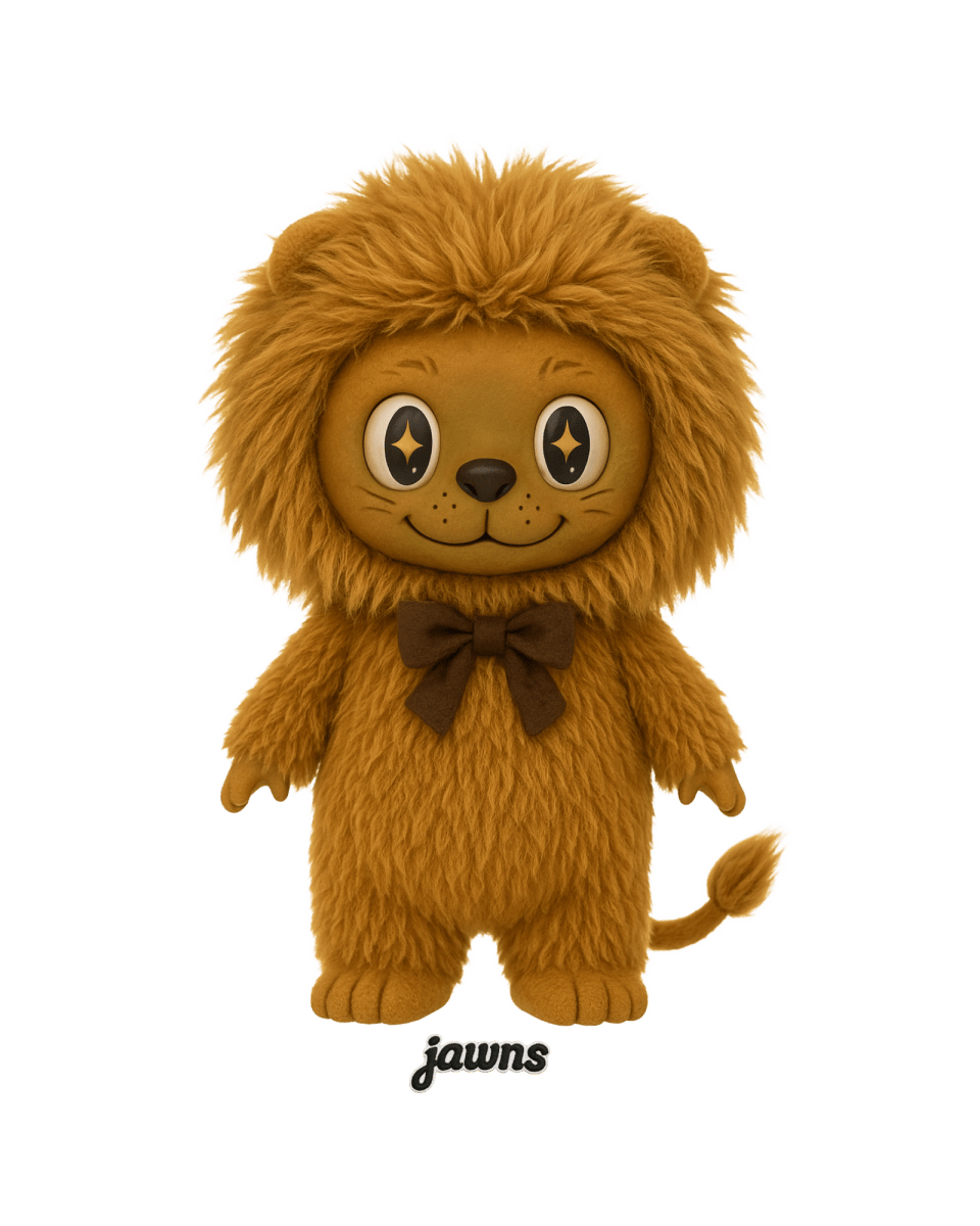 La Bu Bu Lion Wizard of Jawns - Original Jawns - White T-Shirt - T-Shirt - Jawns on Fire Sneakers & Shoes