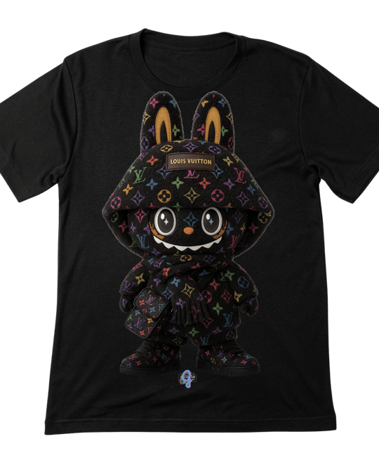 La Bu Bu LV Black Multi Color FULL Monogram - Original Jawns - Black T-Shirt - T-Shirt - Jawns on Fire Sneakers & Shoes