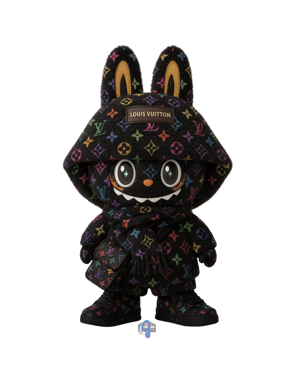 La Bu Bu LV Black Multi Color FULL Monogram - Original Jawns - Black T-Shirt - T-Shirt - Jawns on Fire Sneakers & Shoes