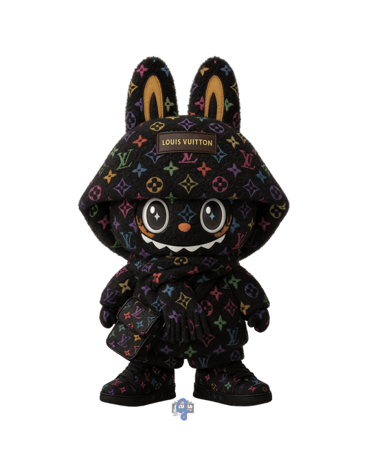 La Bu Bu LV Black Multi Color FULL Monogram - Original Jawns - Black T-Shirt - T-Shirt - Jawns on Fire Sneakers & Shoes