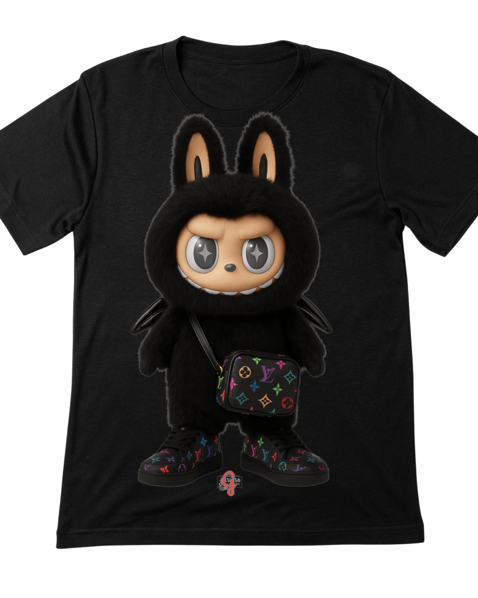 La Bu Bu LV Black Multi Color - Original Jawns - Black T-Shirt - T-Shirt - Jawns on Fire Sneakers & Shoes