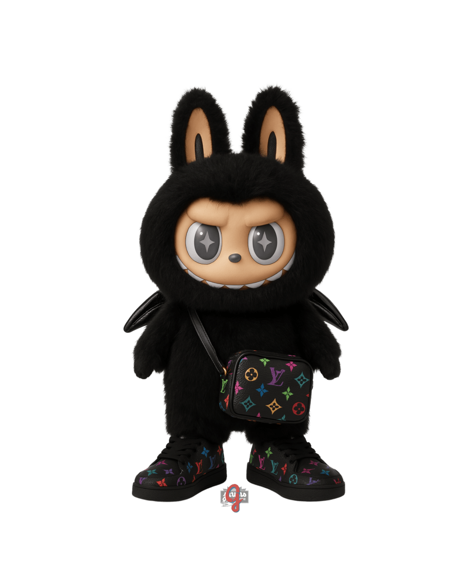 La Bu Bu LV Black Multi Color - Original Jawns - Black T-Shirt - T-Shirt - Jawns on Fire Sneakers & Shoes