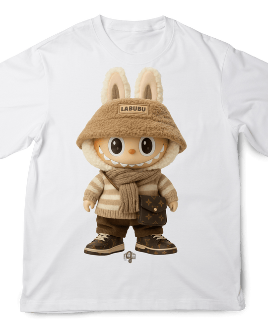 La Bu Bu LV Brown Jawn - Original Jawns - White T-Shirt - T-Shirt - Jawns on Fire Sneakers & Shoes