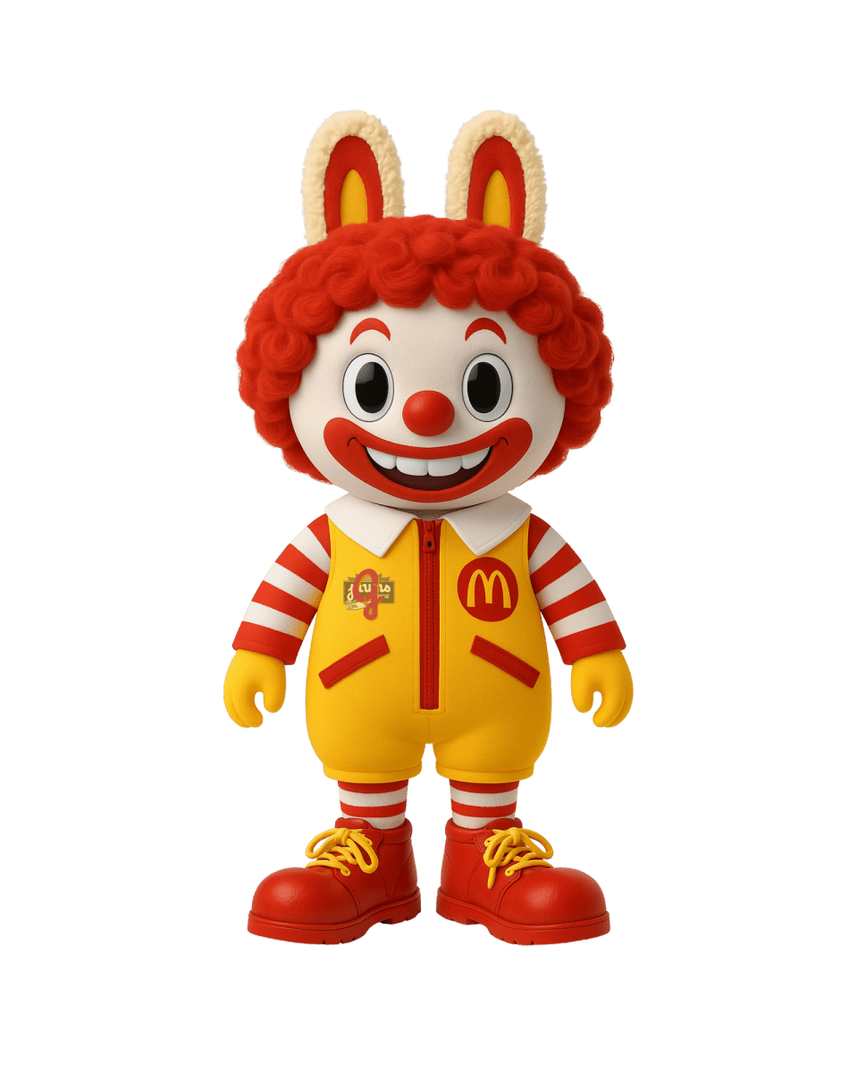 La Bu Bu Ronald McDonald - Original Jawns - White T-Shirt - T-Shirt - Jawns on Fire Sneakers & Shoes