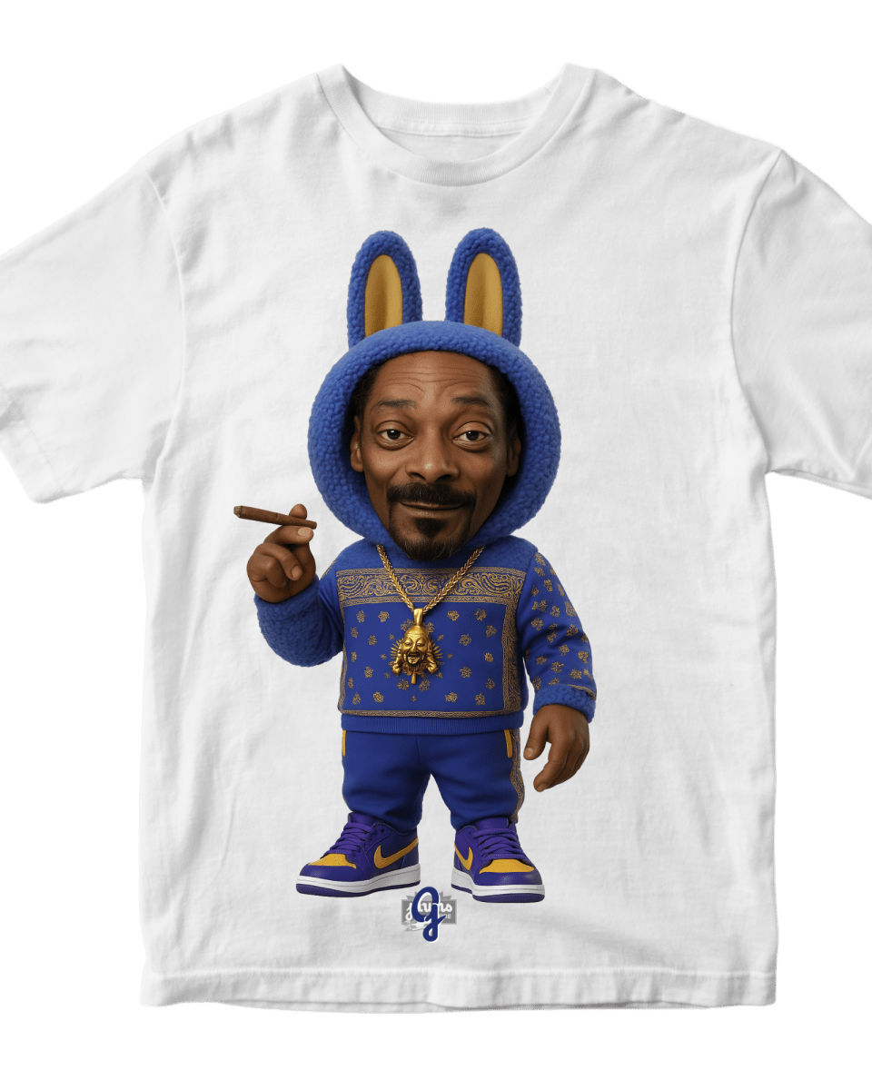 La Bu Bu Snoop - Original Jawns - White T-Shirt - T-Shirt - Jawns on Fire Sneakers & Shoes