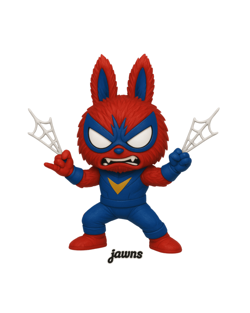 La Bu Bu Spiderman - Original Jawns - White T-Shirt - T-Shirt - Jawns on Fire Sneakers & Shoes