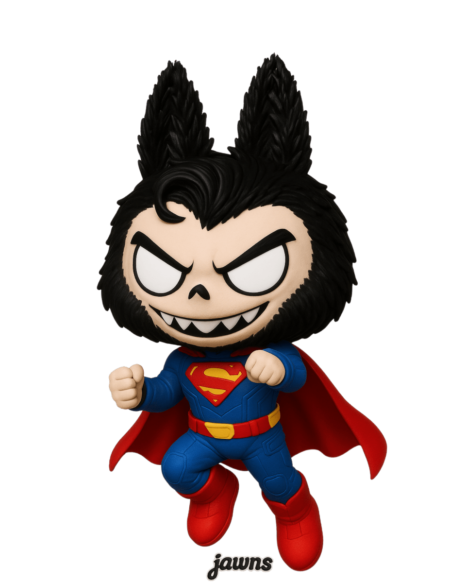 La Bu Bu Superman - Original Jawns - White T-Shirt - T-Shirt - Jawns on Fire Sneakers & Shoes