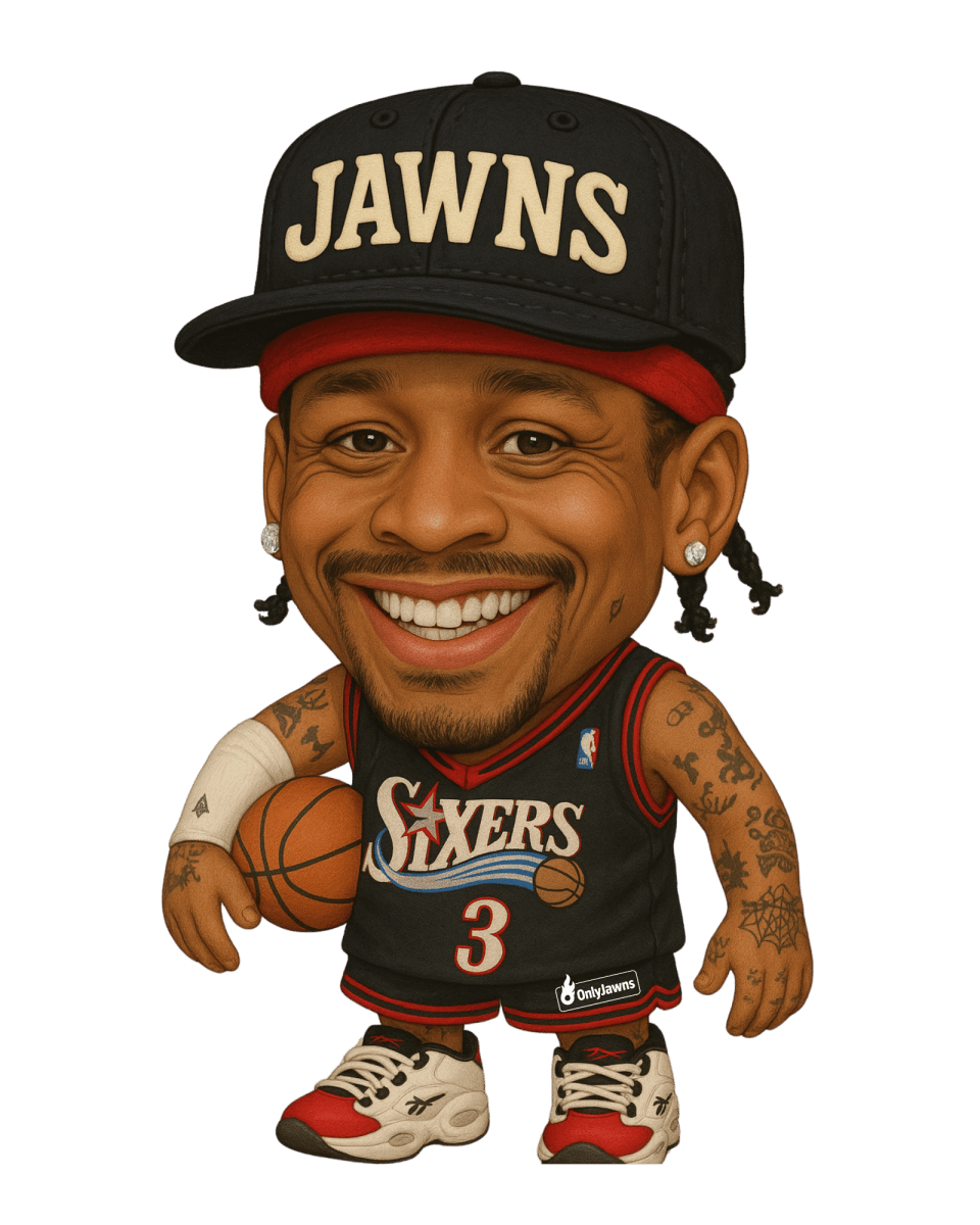 La Bu Bu The Answer Allen Iverson - Original Jawns - Black T-Shirt - T-Shirt - Jawns on Fire Sneakers & Shoes