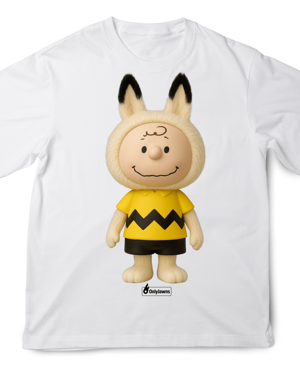 La Bu Charlie Brown - Original Jawns - White T-Shirt - T-Shirt - Jawns on Fire Sneakers & Shoes