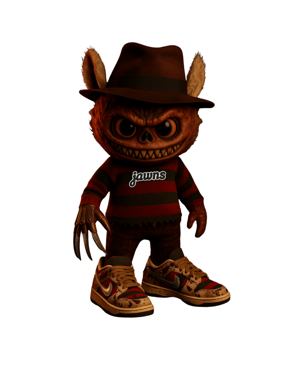 La Bu Freddy Kruger with SB Dunks - Original Jawns - White T-Shirt - T-Shirt - Jawns on Fire Sneakers & Shoes