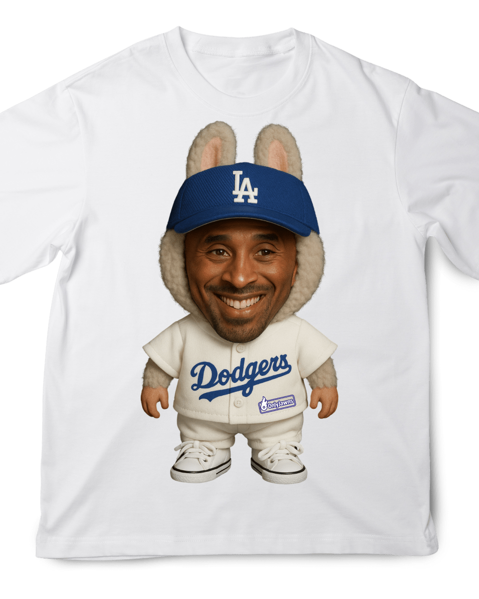 La Bu Kobe Dodgers - Original Jawns - White T-Shirt - T-Shirt - Jawns on Fire Sneakers & Shoes