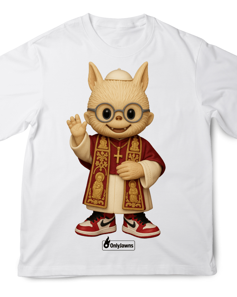 La Bu Pope - Original Jawns - White T-Shirt - T-Shirt - Jawns on Fire Sneakers & Shoes