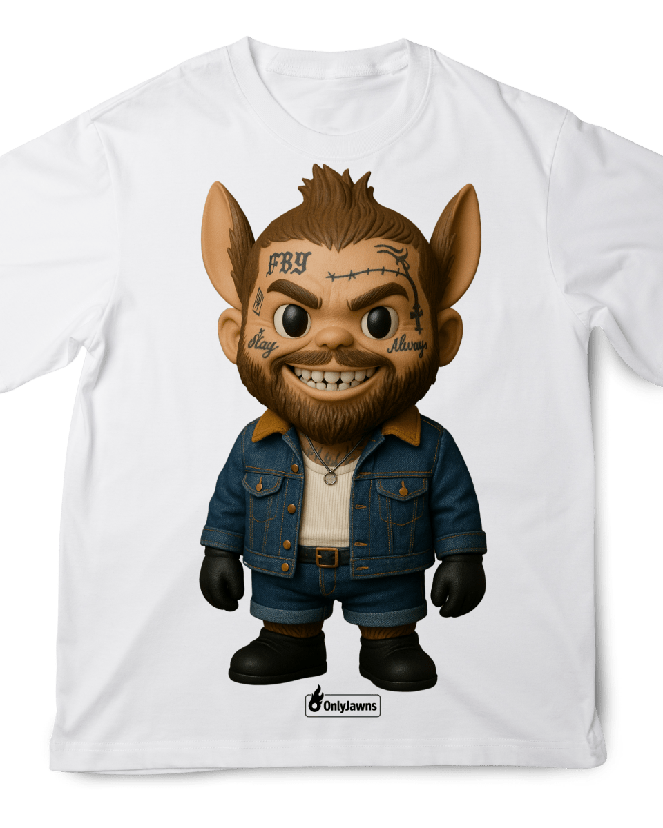 La Bu Post Malone - Original Jawns - White T-Shirt - T-Shirt - Jawns on Fire Sneakers & Shoes