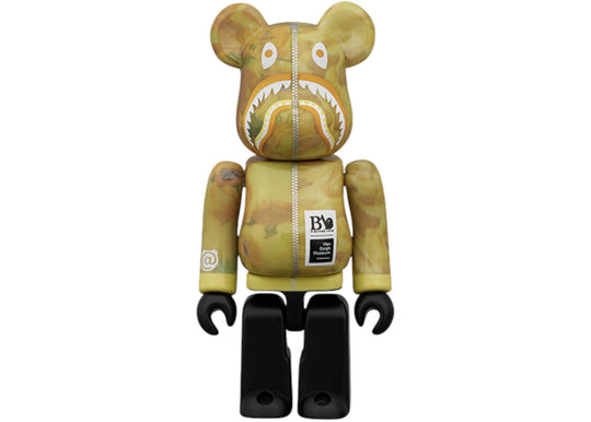Bearbrick BAPE(R) x Van Gogh Museum Sunflowers SHARK 100% &amp; 400% Set