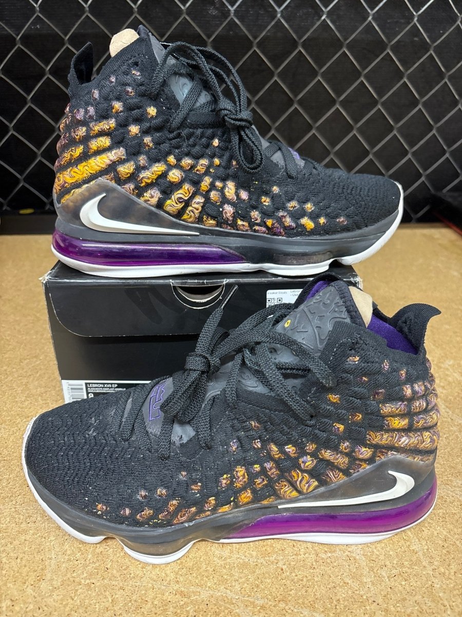 Lebron 17 Lakers (Men 9) - Used - Sneakers - Jawns on Fire Sneakers & Shoes