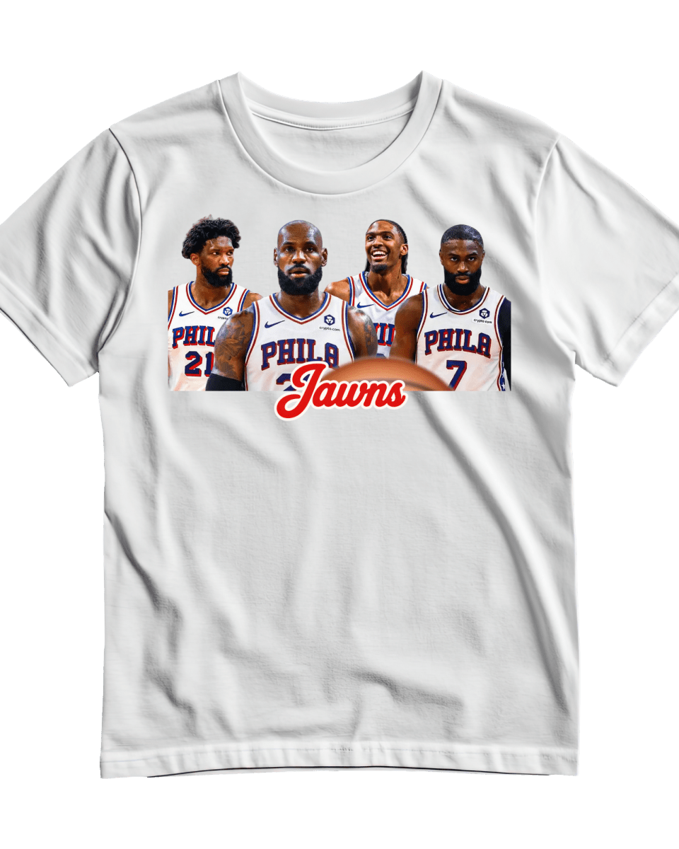 Lebron &amp; Squad - Only Jawns T-Shirt - T-Shirt - Jawns on Fire Sneakers &amp; Shoes