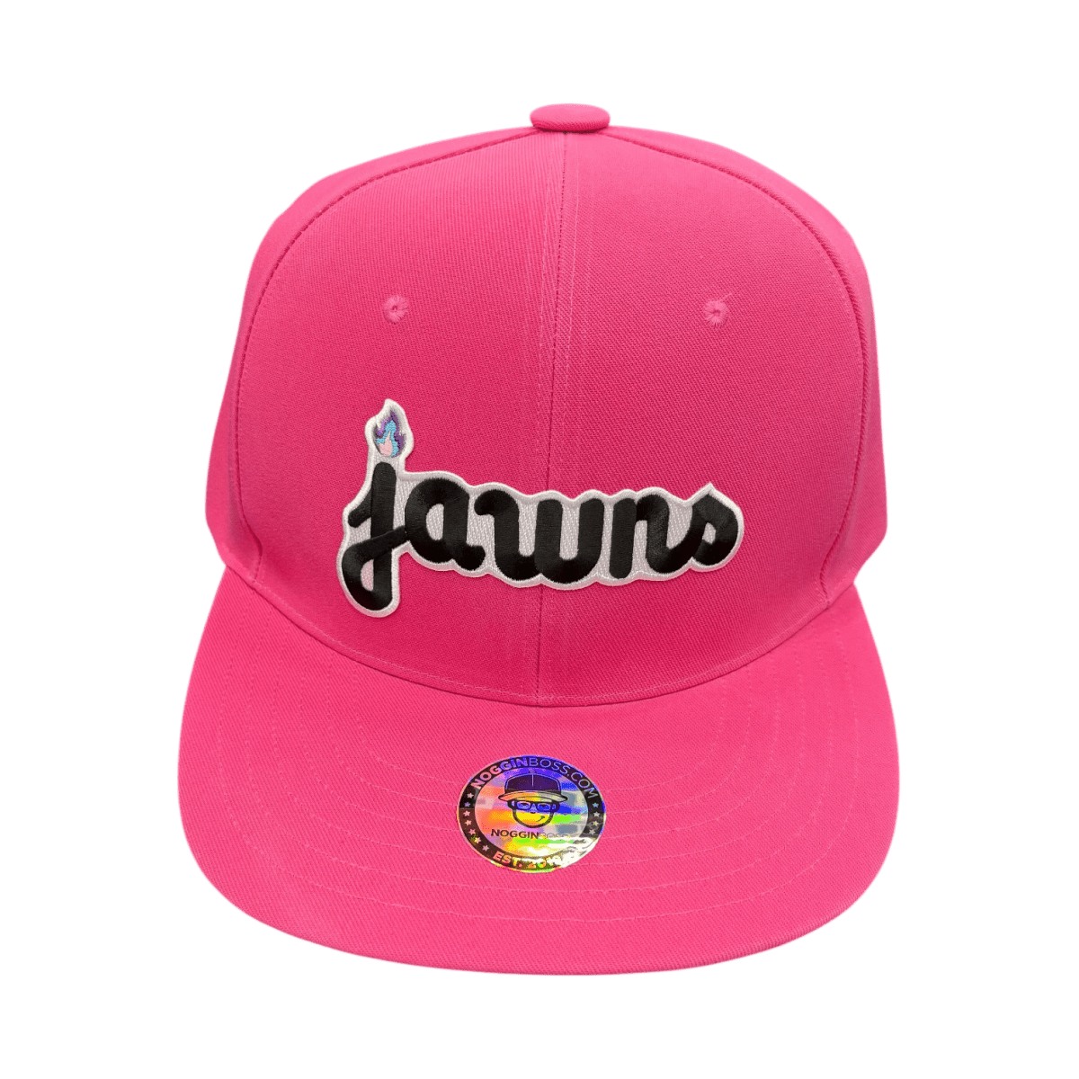 JAWNS Noggin Boss Custom BIG Hat PINK – Jawns on Fire