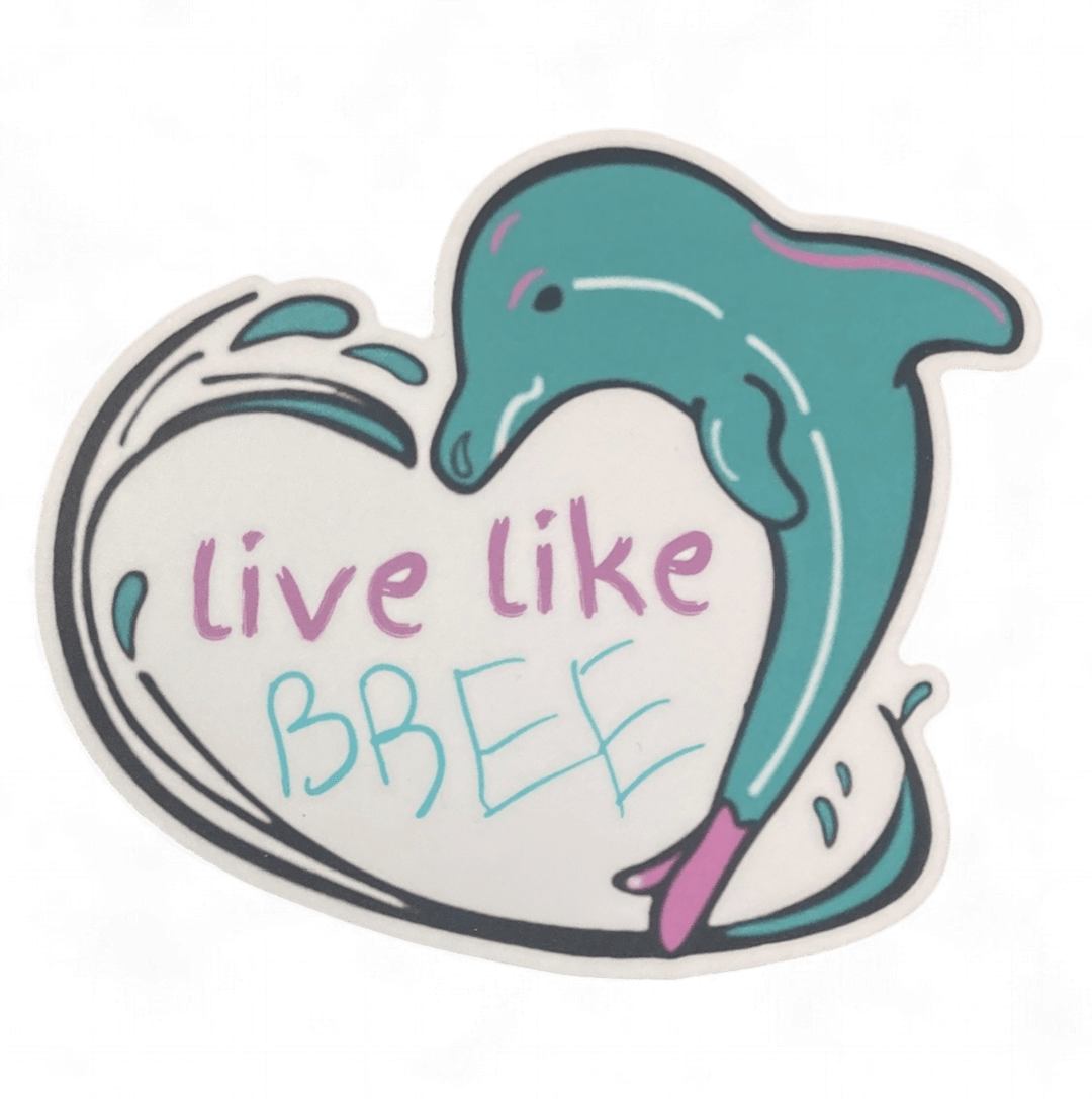 Live Like Bree Sticker - Jawns on Fire Sneakers & Shoes