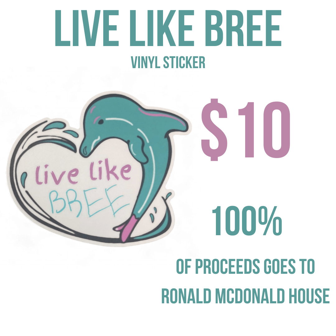 Live Like Bree Sticker - Jawns on Fire Sneakers & Shoes