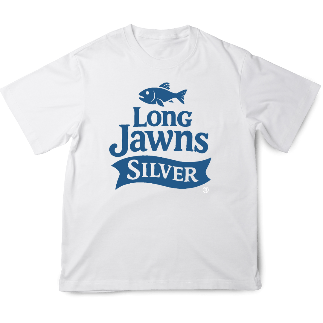 Long Jawns Silver - Original Jawns - White T-Shirt - T-Shirt - Jawns on Fire Sneakers & Shoes