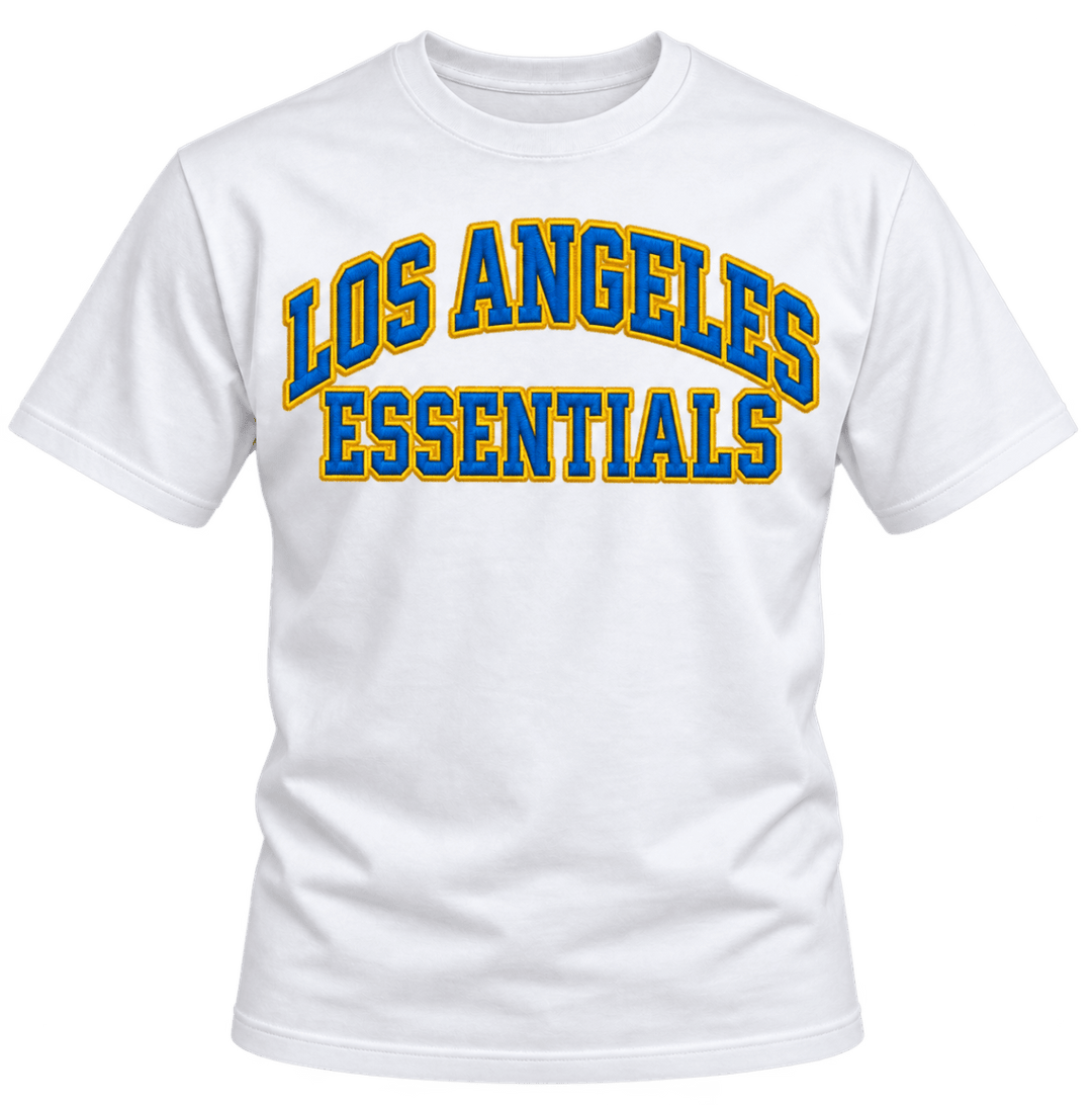 Los Angeles Essentials T-Shirt – White – Chargers | Jawns on Fire - T-Shirt - Jawns on Fire Sneakers &amp; Shoes