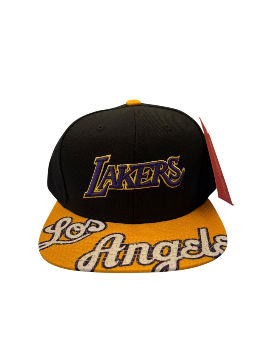 Los Angeles Lakers Black Snapback Hat - Clothing Accessory - Jawns on Fire Sneakers &amp; Shoes