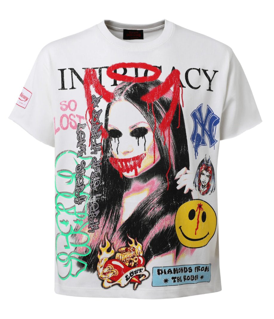 Lost Intricacy White Front Page Mag T-Shirt - Clothing - Mens - Jawns on Fire Sneakers & Shoes