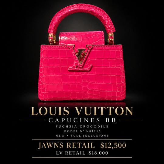 Louis Vuitton Alligator Capucines BB Fuchsia N81215 - Handbags - Jawns on Fire Sneakers &amp; Shoes