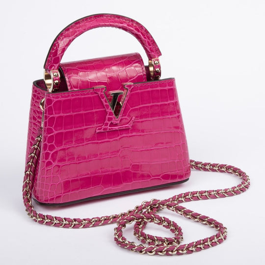 Louis Vuitton Alligator Capucines BB Fuchsia N81215 - Handbags - Jawns on Fire Sneakers &amp; Shoes