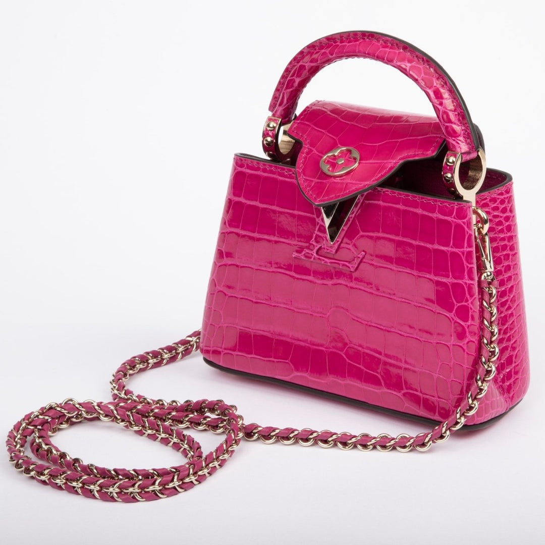 Louis Vuitton Alligator Capucines BB Fuchsia N81215 - Handbags - Jawns on Fire Sneakers &amp; Shoes