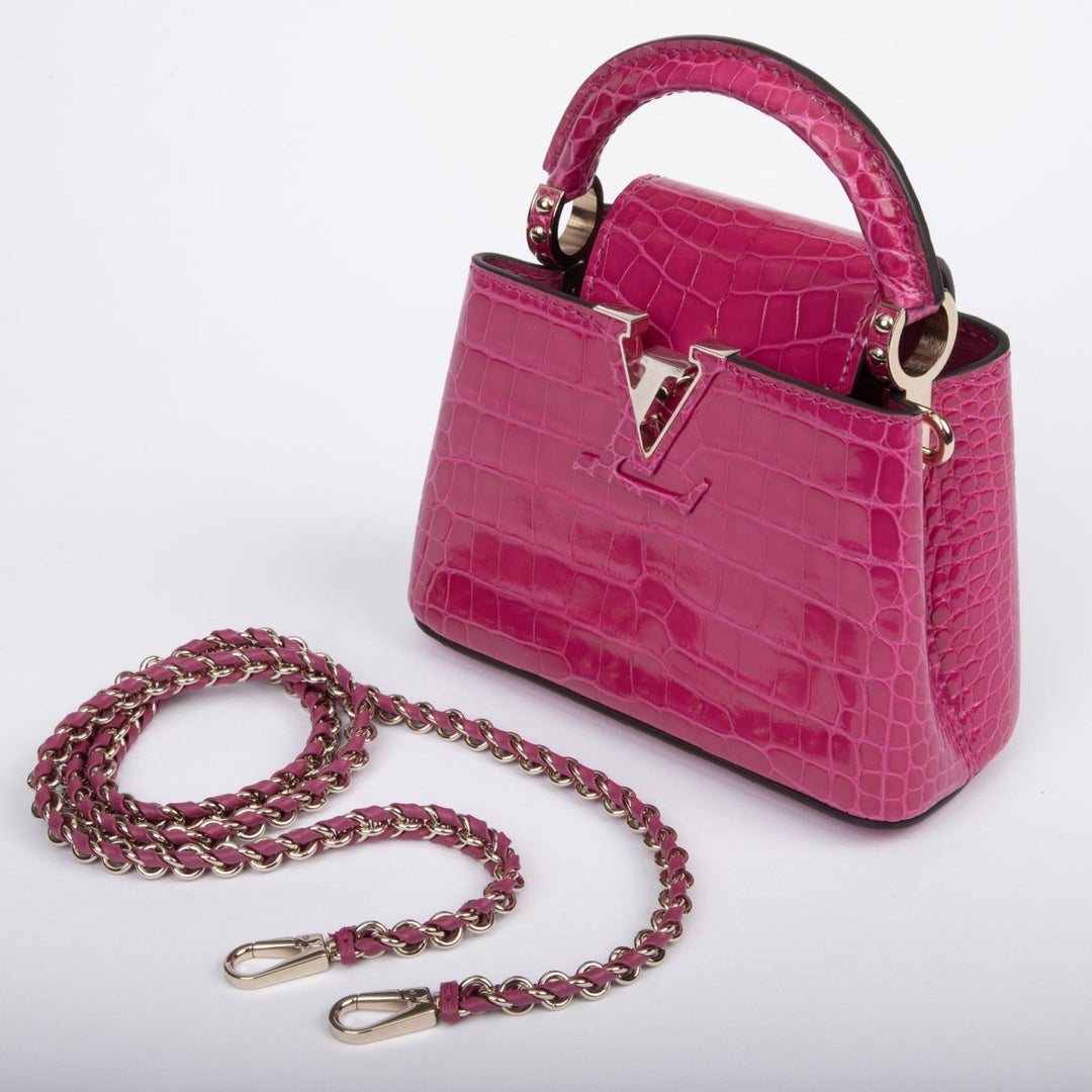 Louis Vuitton Alligator Capucines BB Fuchsia N81215 - Handbags - Jawns on Fire Sneakers &amp; Shoes