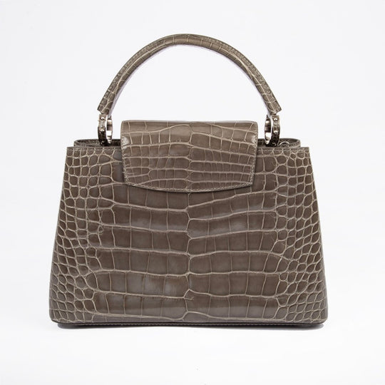 Louis Vuitton Alligator Capucines PM Gris Perle N94018 - Handbags - Jawns on Fire Sneakers &amp; Shoes