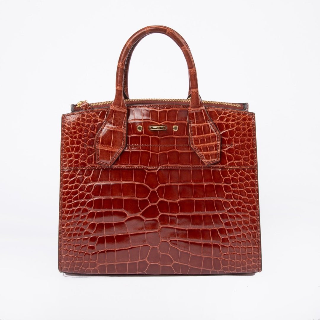 Louis Vuitton Alligator City Steamer MM Sienna Brown N93356 - Handbags - Jawns on Fire Sneakers &amp; Shoes