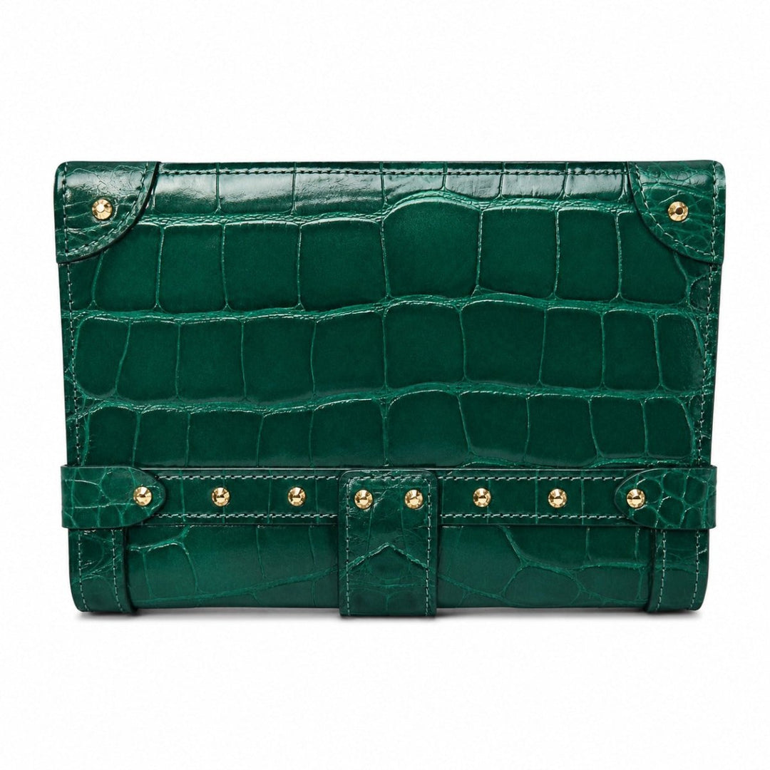 Louis Vuitton Alligator Trunk Chain Wallet Brilliant Green - Handbags - Jawns on Fire Sneakers & Shoes