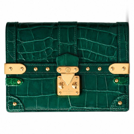 Louis Vuitton Alligator Trunk Chain Wallet Brilliant Green - Handbags - Jawns on Fire Sneakers & Shoes
