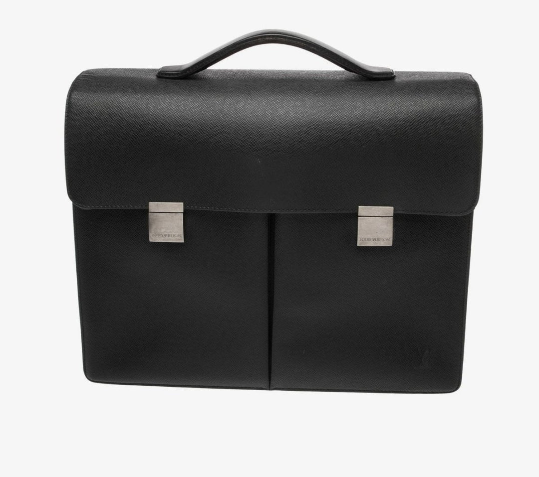 Louis Vuitton Black Taiga Leather Briefcase - Handbags - Jawns on Fire Sneakers &amp; Shoes