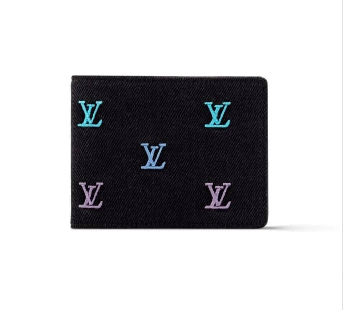 Louis Vuitton Blason Denim Wallet Pharrell Williams - Handbags - Jawns on Fire Sneakers &amp; Shoes