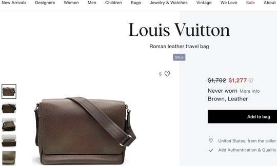 Louis Vuitton Brown Taiga Leather Crossbody Messenger Bag - Handbags - Jawns on Fire Sneakers &amp; Shoes
